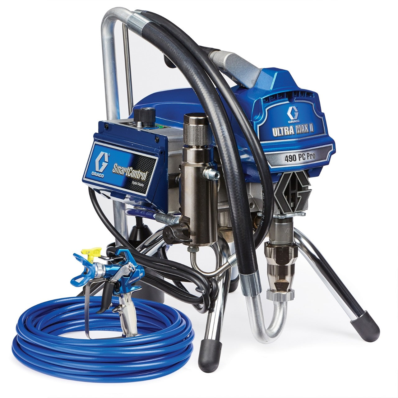 Ultra Max II 490 PC Pro Electric Airless Sprayer, Stand, 17E852