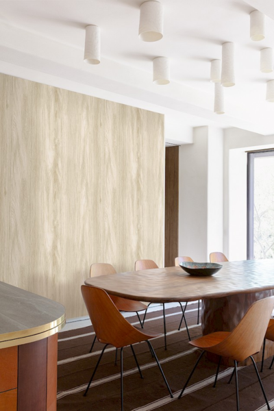 Masureel Traces Sugi Hazel Wallpaper | Wood-Inspired Luxury Wallcovering