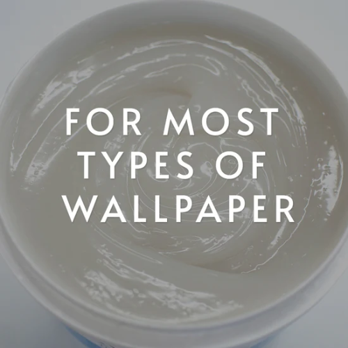 Roman PRO-880 Ultra Clear Strippable Wallpaper Adhesive | Premium Clear Wallcovering Paste