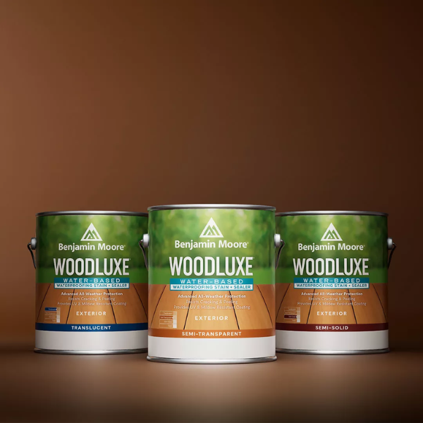Benjamin Moore Woodluxe Water-Based Waterproofing Exterior Stain + Sealer - Semi-Solid, K693