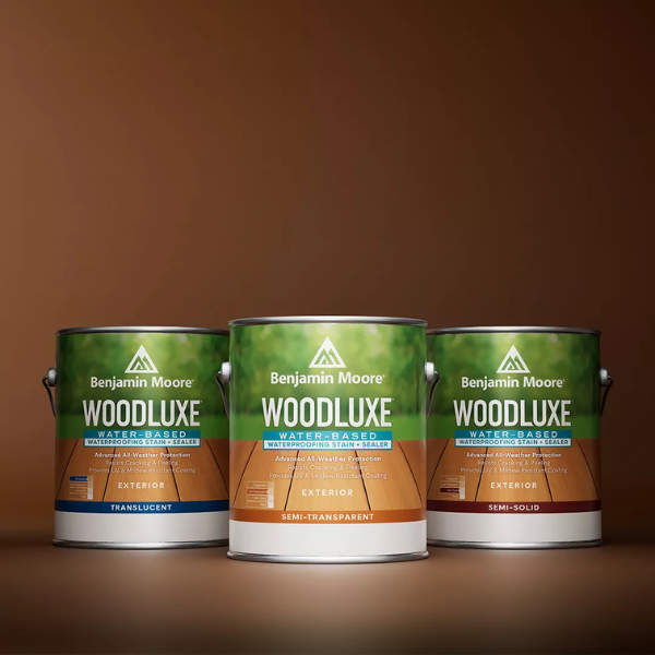 Woodluxe Water-Based Waterproofing Stain + Sealer, Semi-Transparent, K692