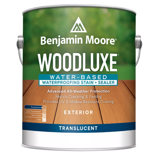 Woodluxe Water - Based Waterproofing Stain + Sealer, Translucent, K691