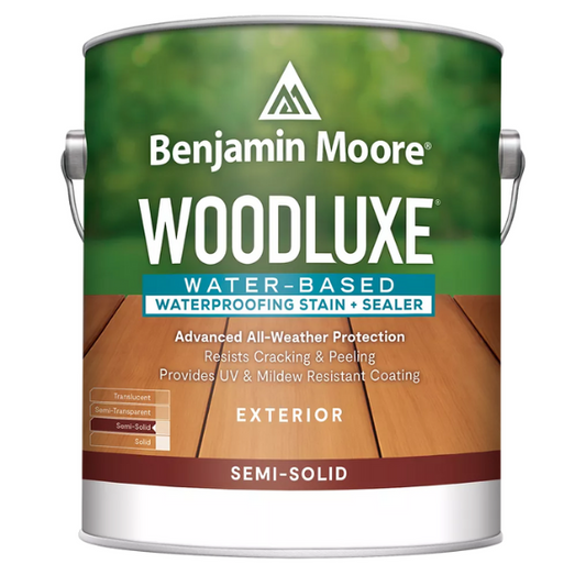 Woodluxe Water-Based Waterproofing Stain + Sealer, Semi-Solid, K693