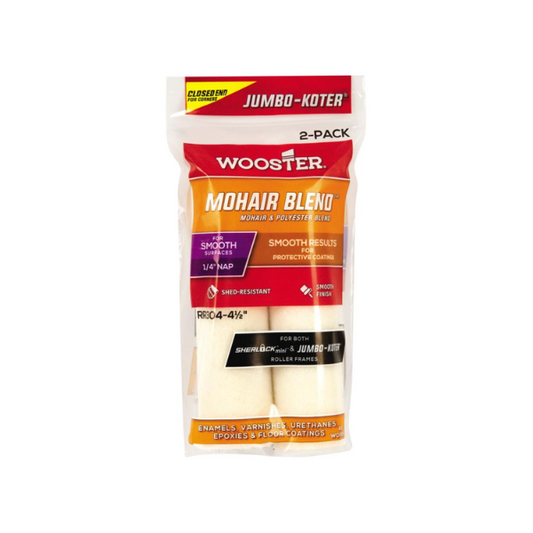 Wooster Jumbo-Koter Mohair Blend Roller 4-1/2-Inch, 2 Pack
