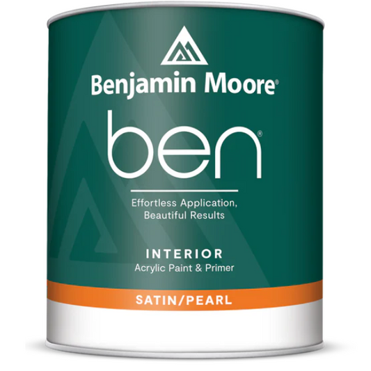 ben Waterborne Interior Paint- Satin/Pearl F628