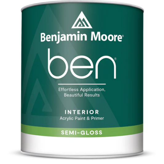 ben Waterborne Interior Paint- Semi-Gloss F627