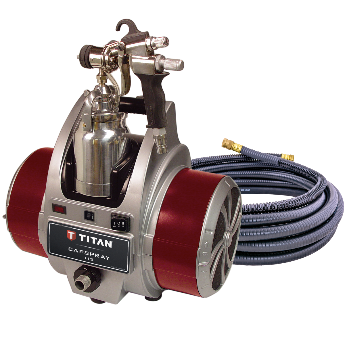 Titan Capspray 115 HVLP fine finish paint sprayer with Maxum Elite gun, part 524034