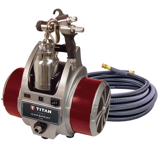 Titan Capspray 115 HVLP fine finish paint sprayer with Maxum Elite gun, part 524034
