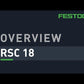 Festool, Cordless Reciprocating Saw with Battery Pack, RSC 18 5,0 EB-Plus, 576951