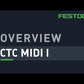 Festool, Cordless mobile dust extractor CTC MIDI I HEPA-Plus CLEANTEC with Energy Set, 577506
