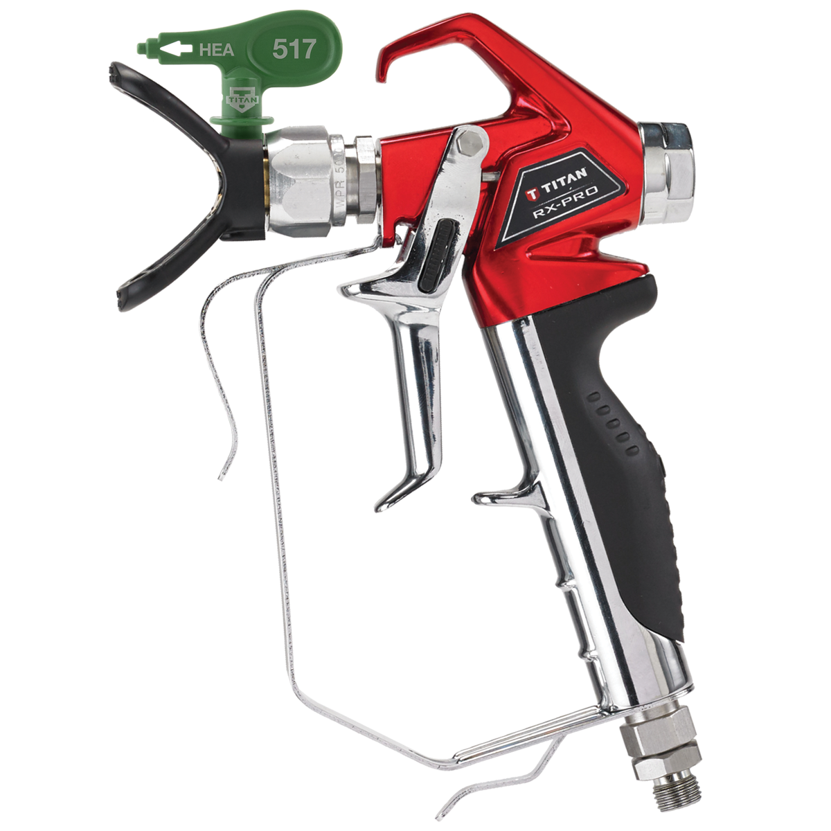 Titan RX-Pro airless spray gun with 517 tip and tip guard, part 538020