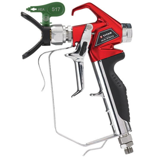 Titan RX-Pro airless spray gun with 517 tip and tip guard, part 538020
