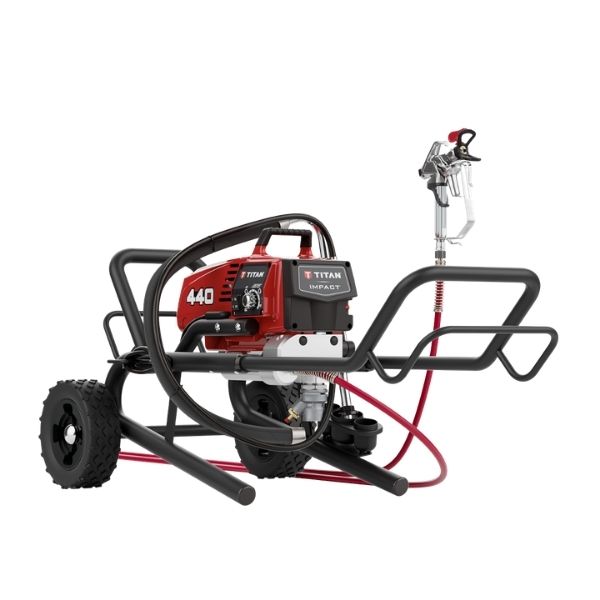 Titan Impact 440 Skid sprayer in use
