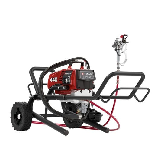 Titan Impact 440 Skid sprayer in use