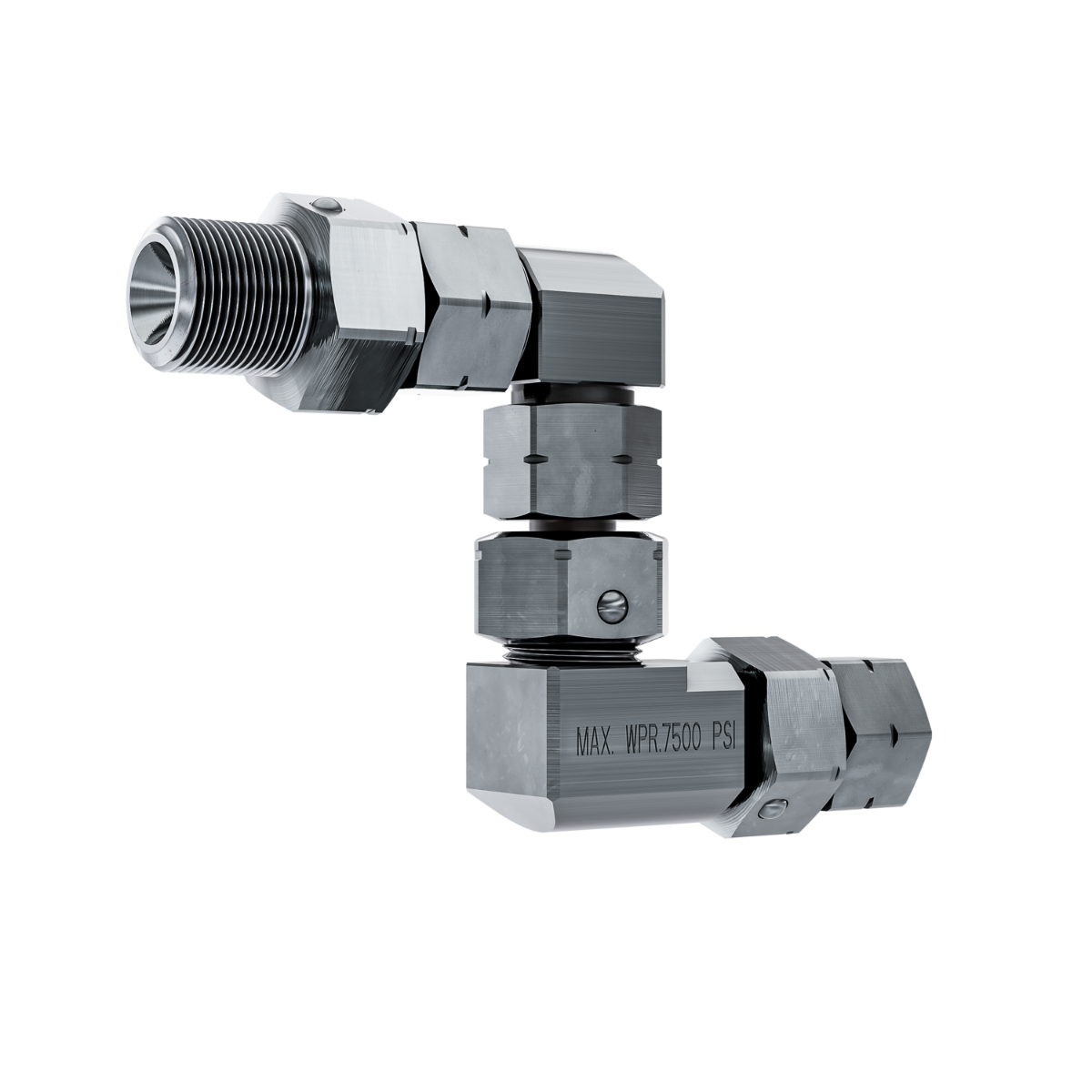Titan EZ-Swivel 1/4 inch stainless steel hose swivel, part 2454975